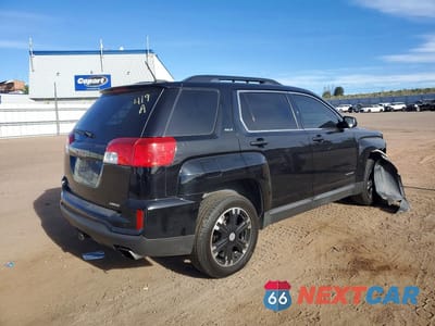 Trzecie zdjęcie samochodu z tyłu: 2017 GMC TERRAIN SLT VIN:2GKFLUE35H6148387 - miniatura