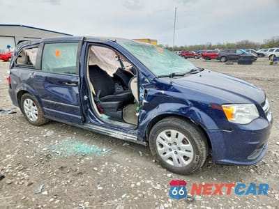 Czwarte zdjęcie samochodu z boku: 2014 DODGE GRAND CARAVAN SE VIN:2C4RDGBG3ER102047 - miniatura