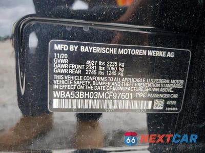 Zdjęcie 12 z 12 samochodu: 2021 BMW 530 I VIN:WBA53BH03MCF97601 - miniatura