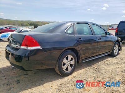 Trzecie zdjęcie samochodu z tyłu: 2011 CHEVROLET IMPALA LS VIN:2G1WF5EK5B1220962 - miniatura