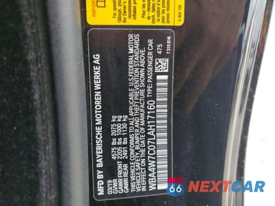 Zdjęcie 13 z 13 samochodu: 2020 BMW 440I VIN:WBA4W7C07LAH17160 - miniatura