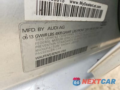 Zdjęcie 13 z 13 samochodu: 2013 AUDI A4 PREMIUM PLUS VIN:WAUFFAFL8DN051056 - miniatura
