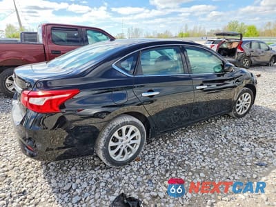 Trzecie zdjęcie samochodu z tyłu: 2019 NISSAN SENTRA SV VIN:3N1AB7AP6KY364471 - miniatura