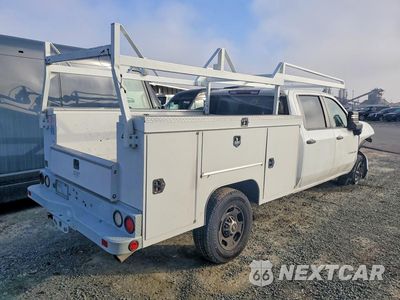 Trzecie zdjęcie samochodu z tyłu: 2021 CHEVROLET SILVERADO UTILITY / SERVICE TRUCK VIN:1GB1WLE79MF175736 - miniatura