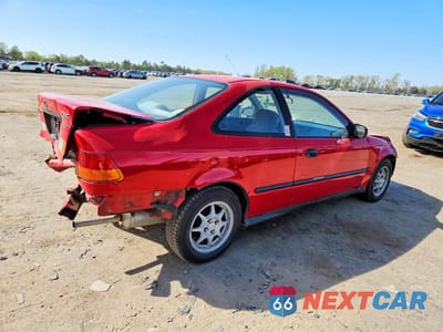 Trzecie zdjęcie samochodu z tyłu: 1998 HONDA CIVIC HX VIN:1HGEJ7128WL077378 - miniatura