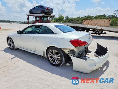 Drugie zdjęcie samochodu z przodu: 2010 INFINITI G37 CONVERTIBLE BASE VIN:JN1CV6FE4AM352449 - miniatura