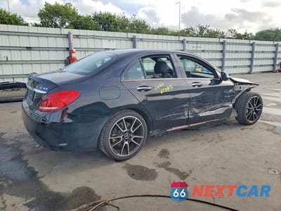 Trzecie zdjęcie samochodu z tyłu: 2018 MERCEDES-BENZ C 43 4MATIC AMG VIN:55SWF6EB4JU257704 - miniatura