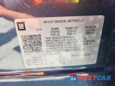 Zdjęcie 13 z 13 samochodu: 2019 CADILLAC XT4 PREMIUM LUXURY VIN:1GYFZCR46KF183518 - miniatura