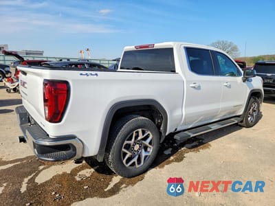 Trzecie zdjęcie samochodu z tyłu: 2024 GMC SIERRA K1500 SLE VIN:3GTPUBEK9RG421524 - miniatura