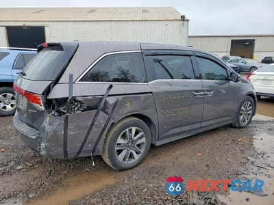 Trzecie zdjęcie samochodu z tyłu: 2016 HONDA ODYSSEY TOURING VIN:5FNRL5H97GB005318 - miniatura