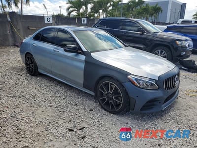 Czwarte zdjęcie samochodu z boku: 2018 MERCEDES-BENZ C 43 4MATIC AMG VIN:55SWF6EB9JU236198 - miniatura