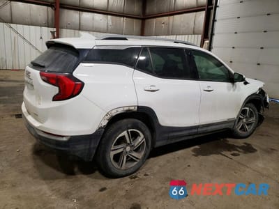 Trzecie zdjęcie samochodu z tyłu: 2019 GMC TERRAIN SLT VIN:3GKALVEV2KL384130 - miniatura