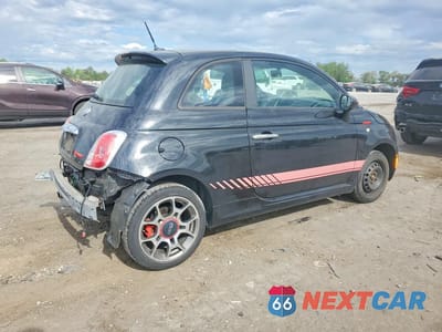 Trzecie zdjęcie samochodu z tyłu: 2012 FIAT 500 SPORT VIN:3C3CFFBR8CT352491 - miniatura