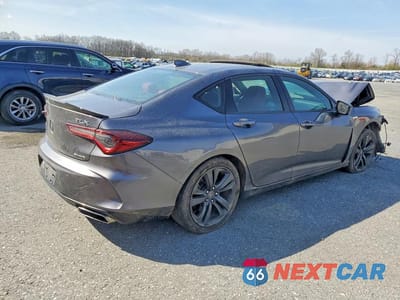 Trzecie zdjęcie samochodu z tyłu: 2021 ACURA TLX TECH A VIN:19UUB6F50MA007081 - miniatura