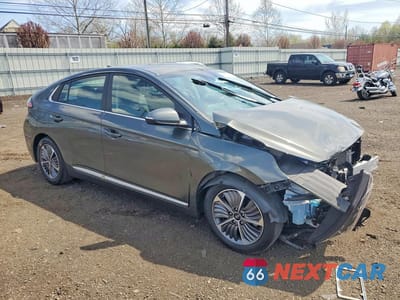 Czwarte zdjęcie samochodu z boku: 2021 HYUNDAI IONIQ SEL VIN:KMHC75LD1MU256582 - miniatura