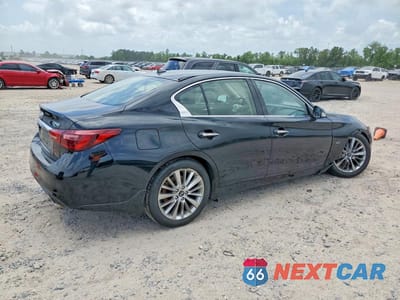Trzecie zdjęcie samochodu z tyłu: 2019 INFINITI Q50 3.0T LUXE VIN:JN1EV7AR8KM551112 - miniatura