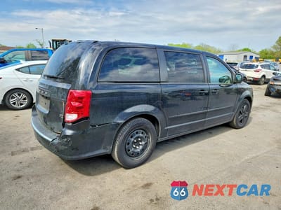 Trzecie zdjęcie samochodu z tyłu: 2016 DODGE GRAND CARAVAN SE VIN:2C4RDGBG3GR108787 - miniatura