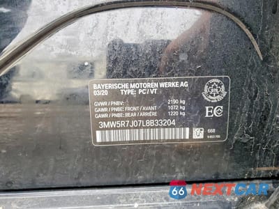 Zdjęcie 12 z 12 samochodu: 2020 BMW 330XI VIN:3MW5R7J07L8B33204 - miniatura