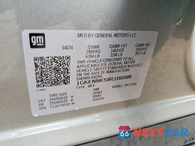 Zdjęcie 13 z 13 samochodu: 2024 GMC ACADIA UPLEVEL VIN:1GKENNKS8RJ166989 - miniatura