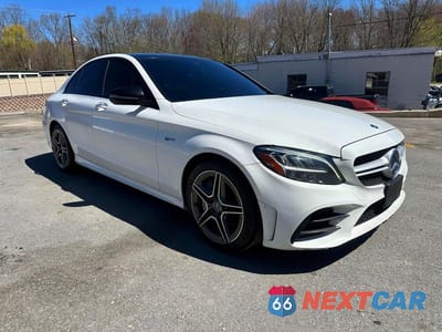 Czwarte zdjęcie samochodu z boku: 2019 MERCEDES-BENZ C 43 AMG VIN:55SWF6EB3KU284846 - miniatura