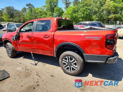 Drugie zdjęcie samochodu z przodu: 2024 FORD RANGER LARIAT VIN:1FTER4KH6RLE11307 - miniatura