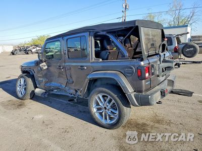 Drugie zdjęcie samochodu z przodu: 2021 JEEP WRANGLER UNLIMITED SAHARA 4XE VIN:1C4JJXP65MW749934 - miniatura