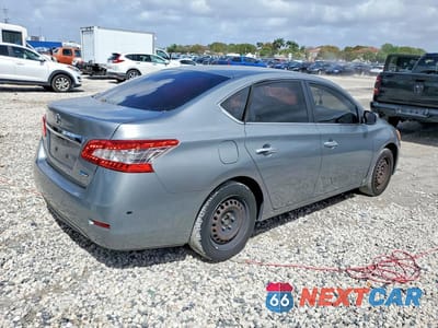 Trzecie zdjęcie samochodu z tyłu: 2014 NISSAN SENTRA S VIN:3N1AB7AP6EY335038 - miniatura