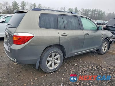 Trzecie zdjęcie samochodu z tyłu: 2008 TOYOTA HIGHLANDER BASE VIN:JTEES41A482035201 - miniatura