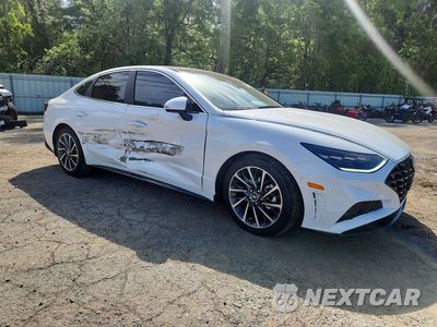 Czwarte zdjęcie samochodu z boku: 2022 HYUNDAI SONATA LIMITED VIN:KMHL34J25NA204608 - miniatura