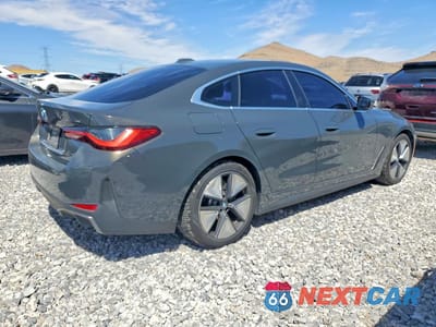 Trzecie zdjęcie samochodu z tyłu: 2023 BMW I4 EDRIVE 40 VIN:WBY73AW01PFP94323 - miniatura