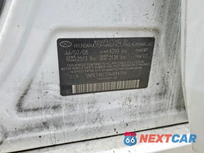Zdjęcie 12 z 12 samochodu: 2009 HYUNDAI SONATA GLS VIN:5NPET46C59H484799 - miniatura