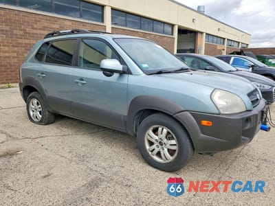 Czwarte zdjęcie samochodu z boku: 2007 HYUNDAI TUCSON SE VIN:KM8JN72D37U494187 - miniatura