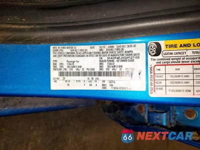 Zdjęcie 12 z 12 samochodu: 2016 FORD FIESTA SE VIN:3FADP4EJ0GM127155 - miniatura