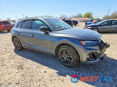 Czwarte zdjęcie samochodu z boku: 2023 AUDI SQ5 PRESTIGE VIN:WA1C4AFY4P2008146 - miniatura