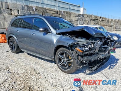Czwarte zdjęcie samochodu z boku: 2022 MERCEDES-BENZ GLS 450 4MATIC VIN:4JGFF5KE8NA661688 - miniatura