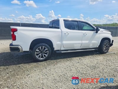 Trzecie zdjęcie samochodu z tyłu: 2020 CHEVROLET SILVERADO K1500 LT VIN:3GCUYDED0LG148307 - miniatura