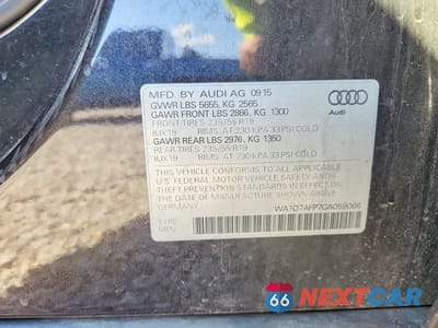 Zdjęcie 13 z 13 samochodu: 2016 AUDI Q5 PREMIUM PLUS S-LINE VIN:WA1D7AFP7GA059066 - miniatura