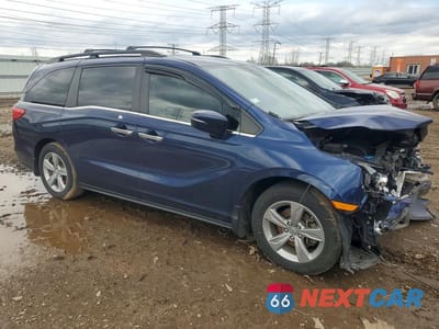 Czwarte zdjęcie samochodu z boku: 2020 HONDA ODYSSEY EXL VIN:5FNRL6H77LB043033 - miniatura