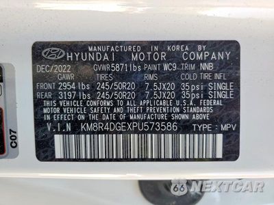 Zdjęcie 13 z 13 samochodu: 2023 HYUNDAI PALISADE SEL PREMIUM VIN:KM8R4DGEXPU573586 - miniatura