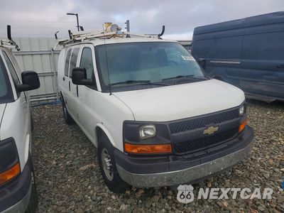 Czwarte zdjęcie samochodu z boku: 2014 CHEVROLET EXPRESS 2500 CARGO UTILITY / SERVICE VAN VIN:1GCWGFCB9E1119690 - miniatura