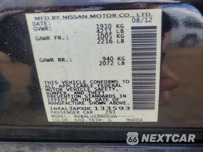 Zdjęcie 12 z 12 samochodu: 2013 NISSAN ALTIMA 2.5 VIN:1N4AL3APXDC133593 - miniatura