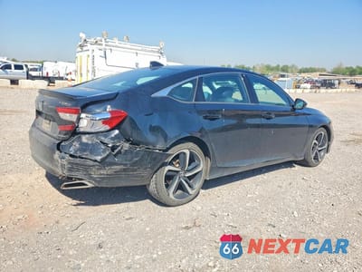Trzecie zdjęcie samochodu z tyłu: 2020 HONDA ACCORD SPORT VIN:1HGCV1F35LA139921 - miniatura