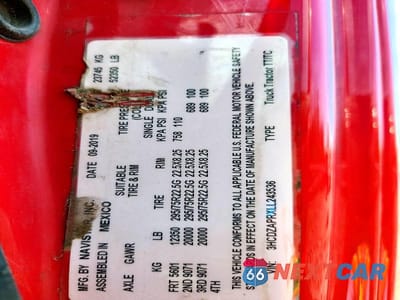 Zdjęcie 10 z 10 samochodu: 2020 INTERNATIONAL LT625 SEMI TRUCK VIN:3HCDZAPRXLL243536 - miniatura
