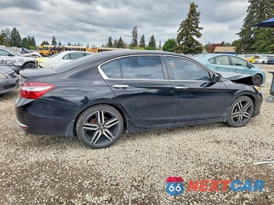 Trzecie zdjęcie samochodu z tyłu: 2016 HONDA ACCORD SPORT VIN:1HGCR2F59GA077957 - miniatura