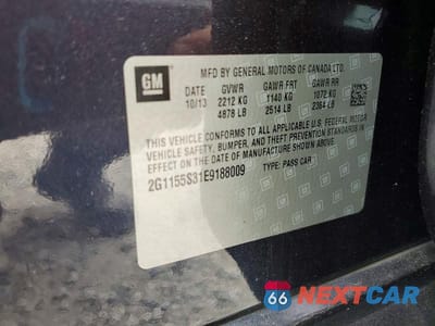Zdjęcie 13 z 13 samochodu: 2014 CHEVROLET IMPALA LTZ VIN:2G1155S31E9188009 - miniatura