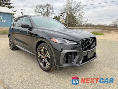Drugie zdjęcie samochodu z przodu: 2022 JAGUAR F-PACE SVR VIN:SADCZ2EE4NA694815 - miniatura