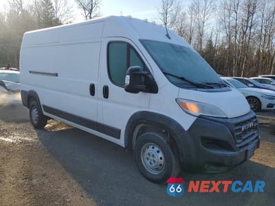 Czwarte zdjęcie samochodu z boku: 2023 RAM PROMASTER 2500 2500 HIGH VIN:3C6LRVDG2PE533127 - miniatura