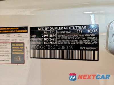 Zdjęcie 12 z 12 samochodu: 2016 MERCEDES-BENZ E 400 VIN:WDDKJ6FB6GF338369 - miniatura