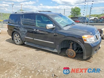 Czwarte zdjęcie samochodu z boku: 2011 NISSAN ARMADA PLATINUM VIN:5N1AA0NE2BN602180 - miniatura