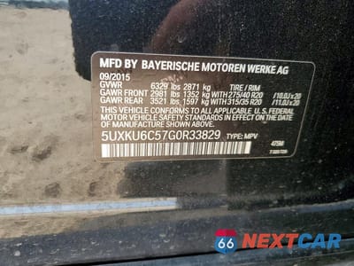 Zdjęcie 14 z 14 samochodu: 2016 BMW X6 XDRIVE50I VIN:5UXKU6C57G0R33829 - miniatura